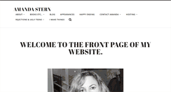 Desktop Screenshot of amandastern.com